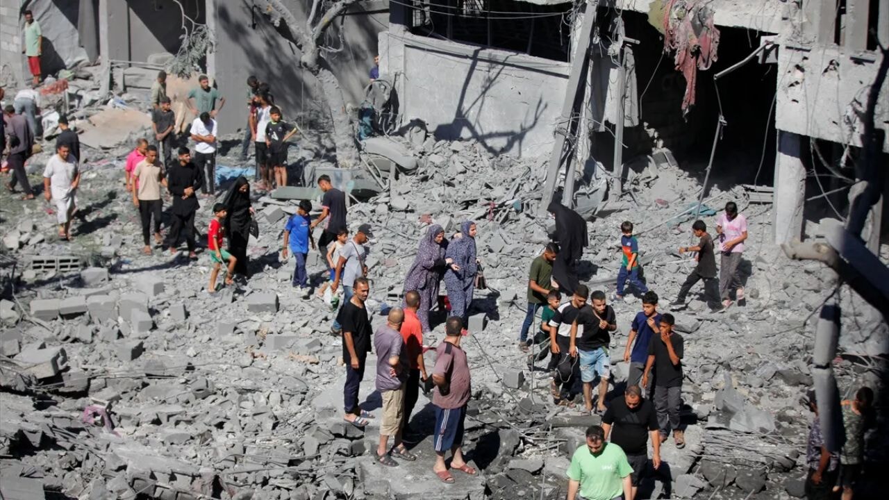 Gazze'de can kaybı 57 bin 338'e yükseldi