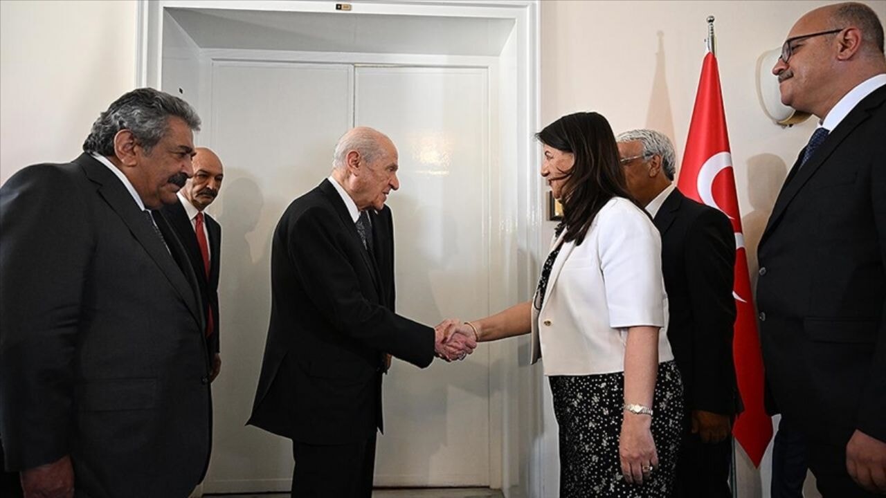 Bahçeli, DEM Parti heyetini kabul etti... 'Ben ahrazım'