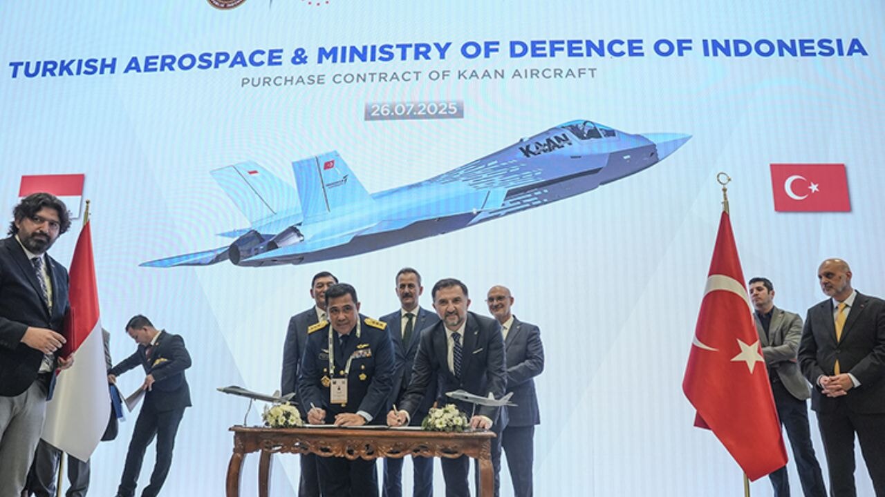 Endonezya'ya KAAN uçağı satışında imzalar atıldı
