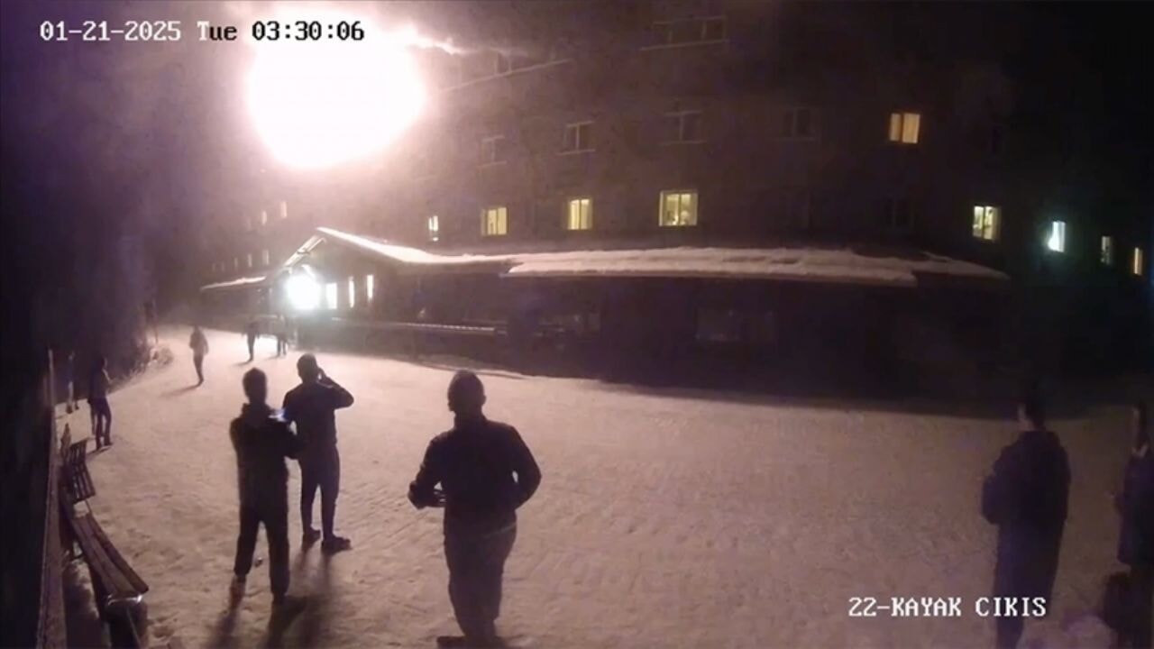 Grand Kartal Otel yangınında yeni görüntüler ortaya çıktı