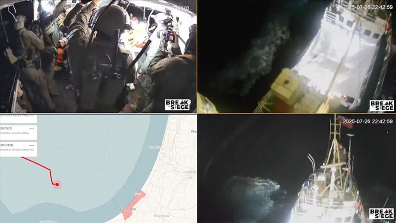 İsrail ordusu Gazze'ye yardım yolundaki gemiye saldırdı