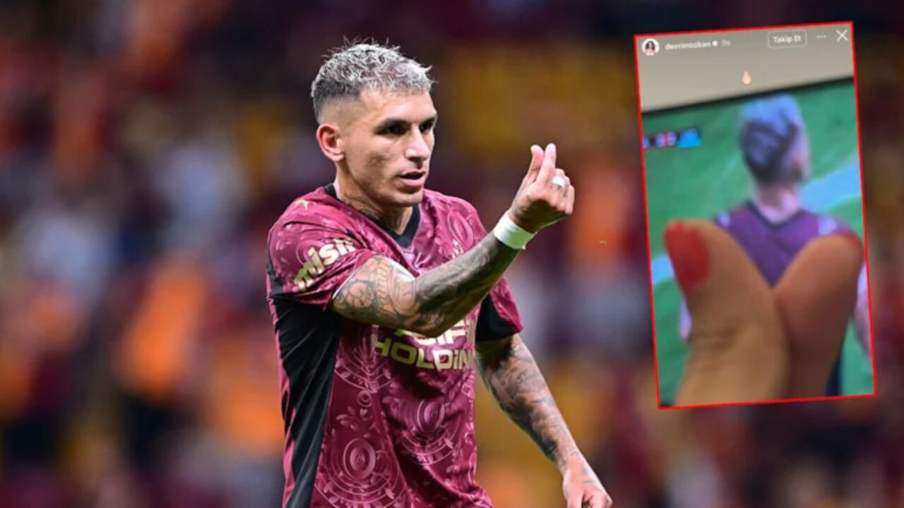 Torreira ve Devrim Özkan maç sırasında böyle 'mesaj'laştı