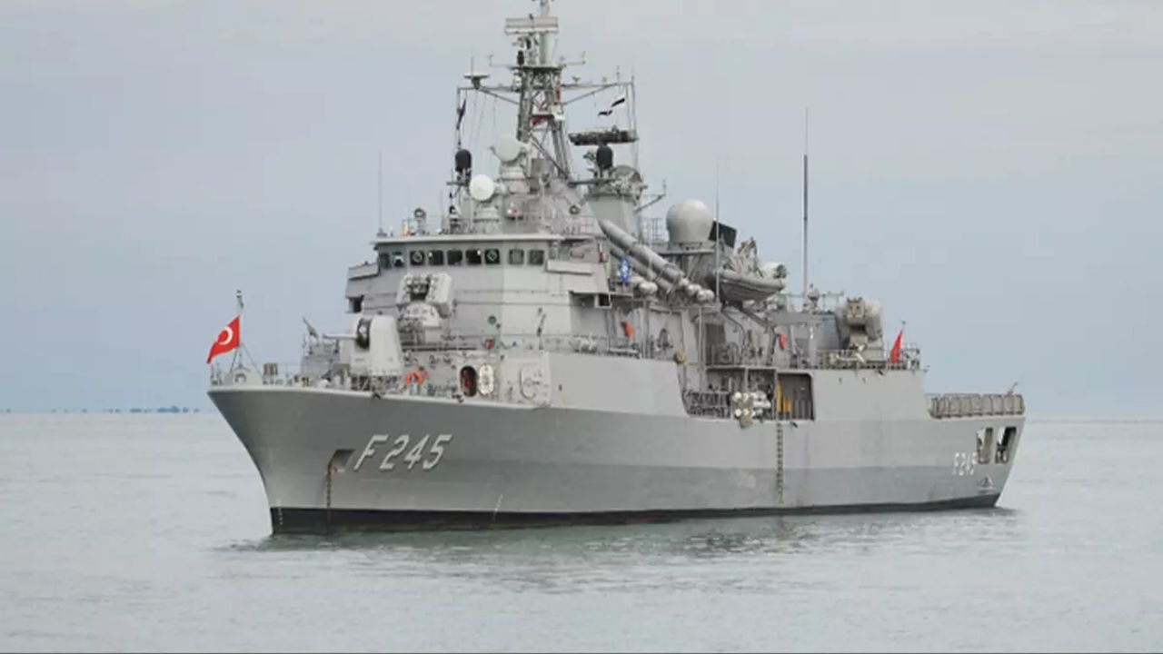 Mavi Vatan'ın en güçlü savaş gemilerinin biriside TCG ORUÇREİS oldu