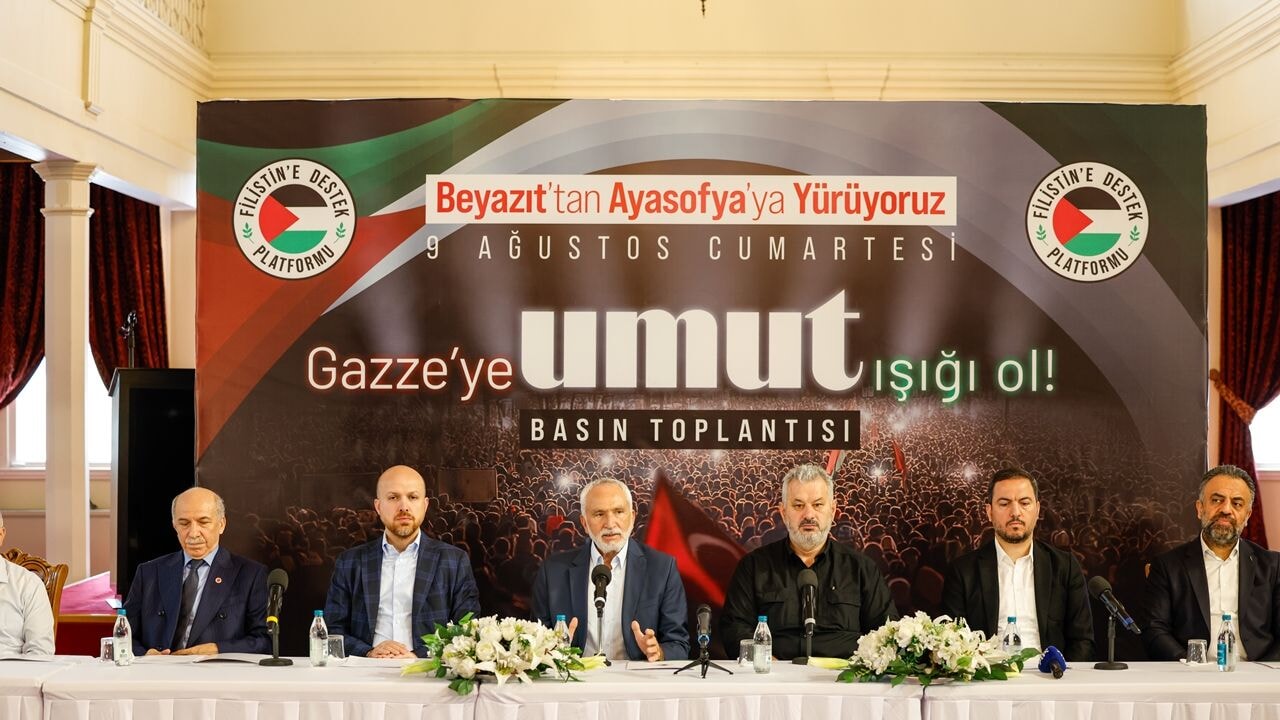 STK'lar Gazze için basın açıklaması yaptı