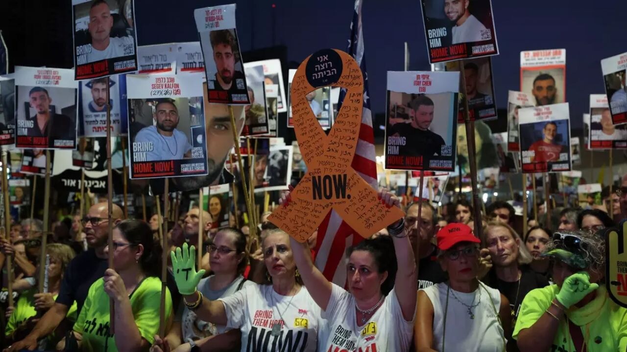 İsraillilerden Gazze işgal kararına büyük protesto