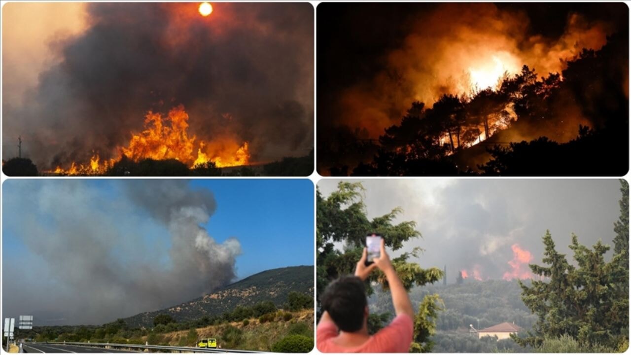 Yüksek sıcaklıklar Avrupa'yı kavuruyor, orman yangınları yayılıyor