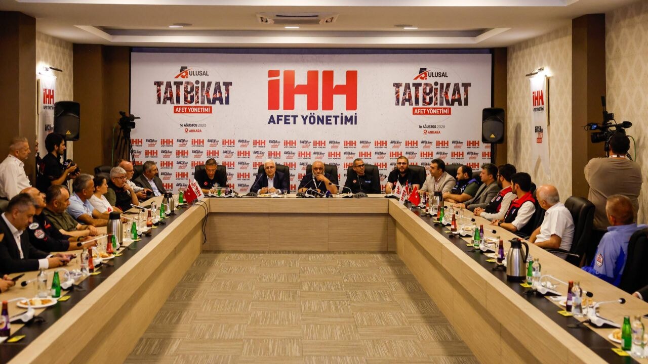 İHH'dan 5. Ulusal Afet Yönetimi Tatbikatı Basın Toplantısı