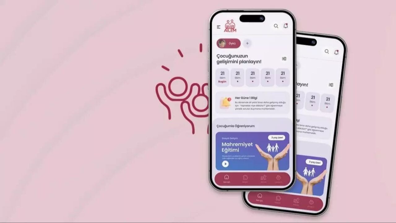 Anne ve babalar için hazırlanan 'İlk Öğretmenim Ailem' uygulaması milyonlara ulaştı