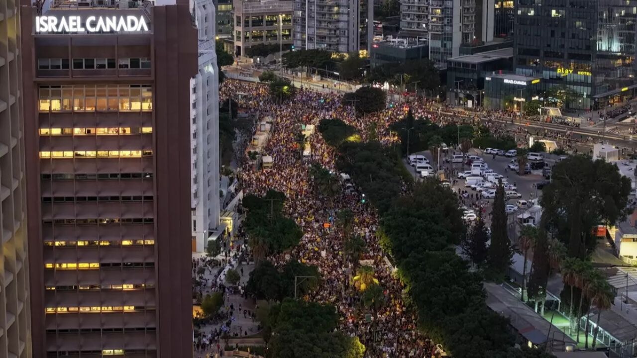 İsrail'de hükümetin Gazze planına karşı en büyük protesto dalgası
