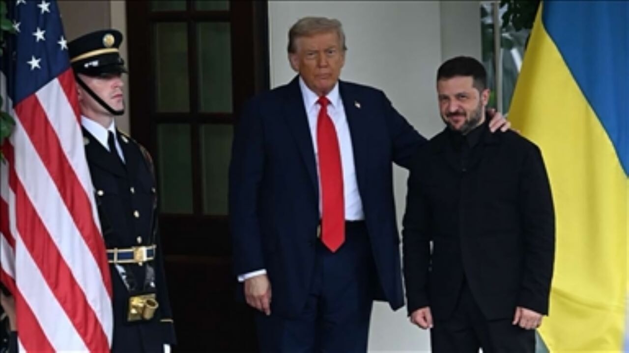 ABD Başkanı Donald Trump, Ukrayna Devlet Başkanı Zelenskiy'i karşıladı
