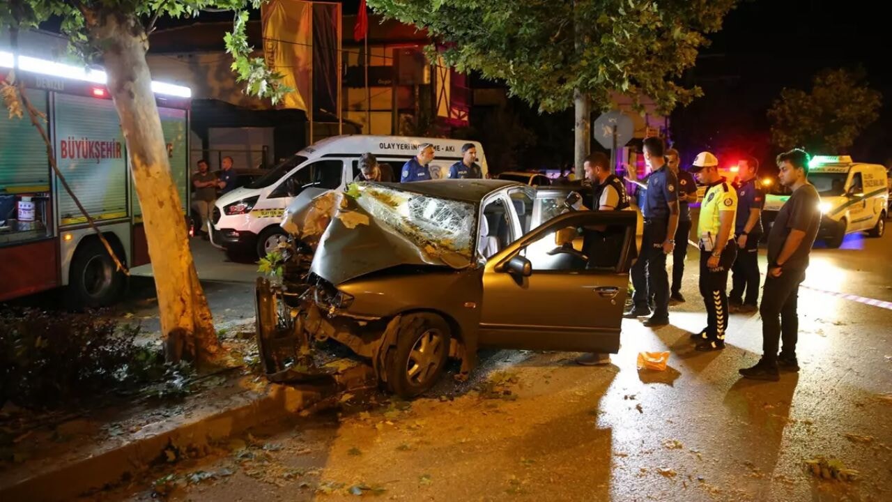 Denizli'de korkunç trafik kazası