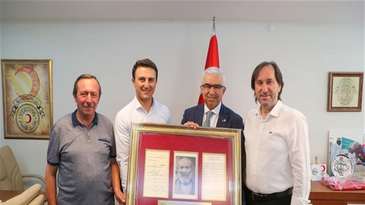 Filistin'de 117 yıl önce esir düşen Onbaşı Saygılı'nın mektubu torununa ulaştırıldı