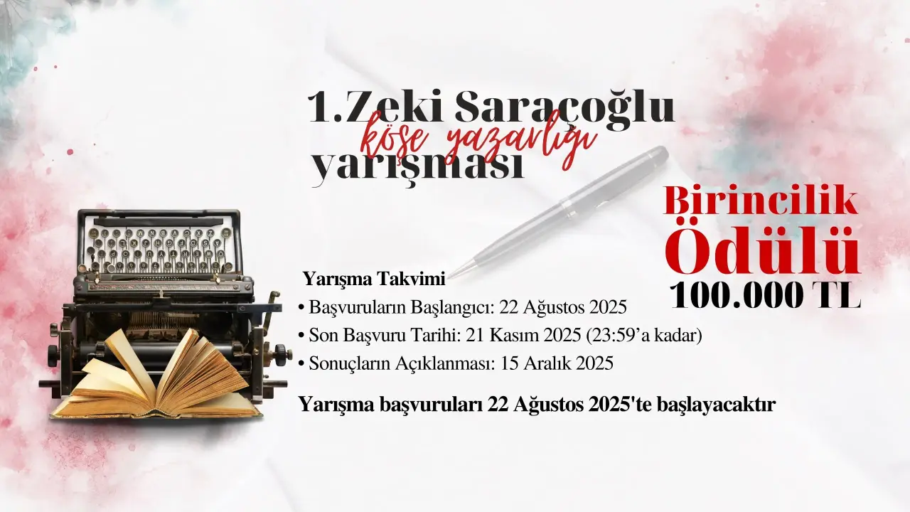 Ortadoğu Gazetesi'nden 100 Bin TL Ödüllü Köşe Yazarlığı Yarışması