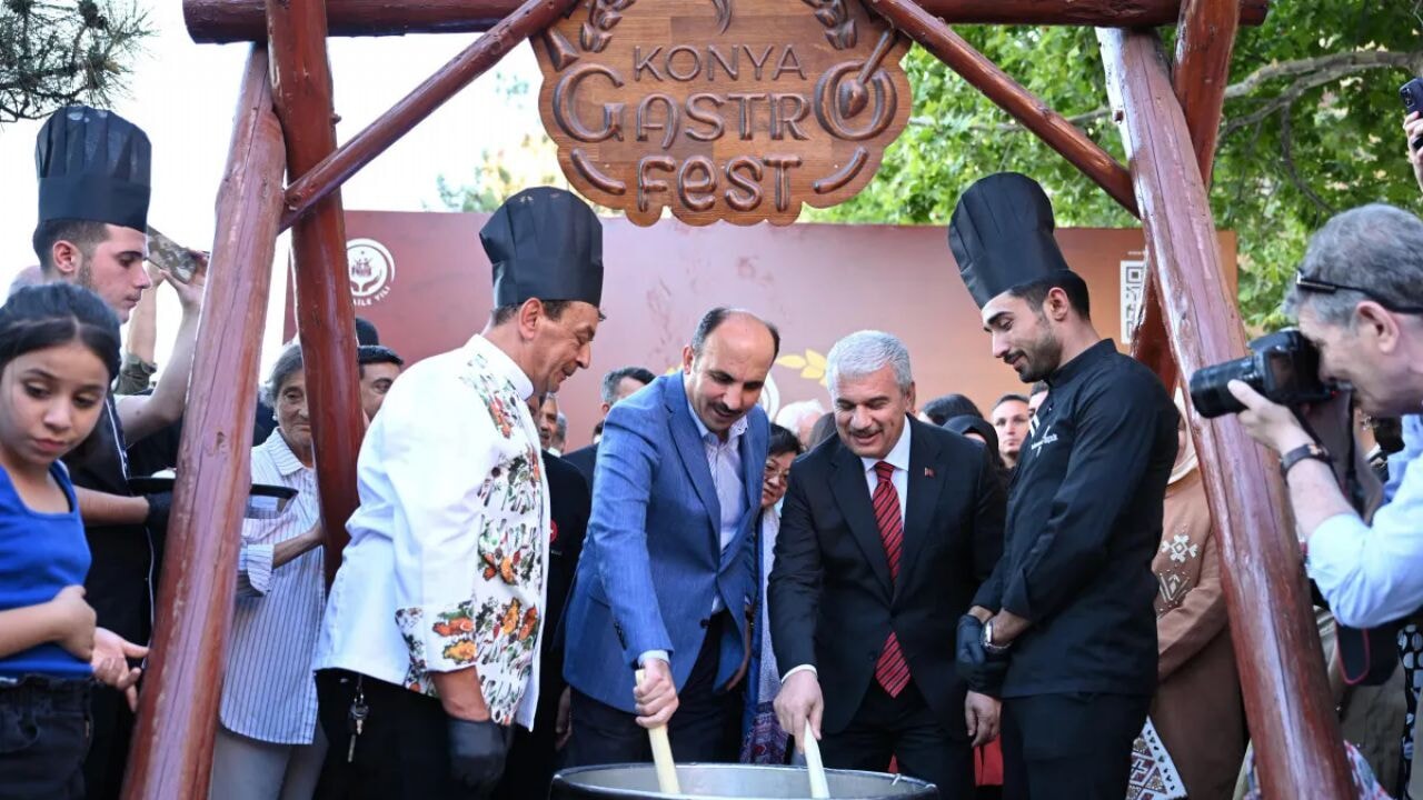 3. Konya Gastronomi Festivali büyük bir coşkuyla başladı