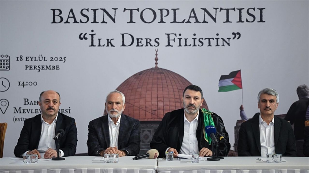 'Türkiye'nin Üniversiteleri Filistin İçin İlk Derste Buluşacak'