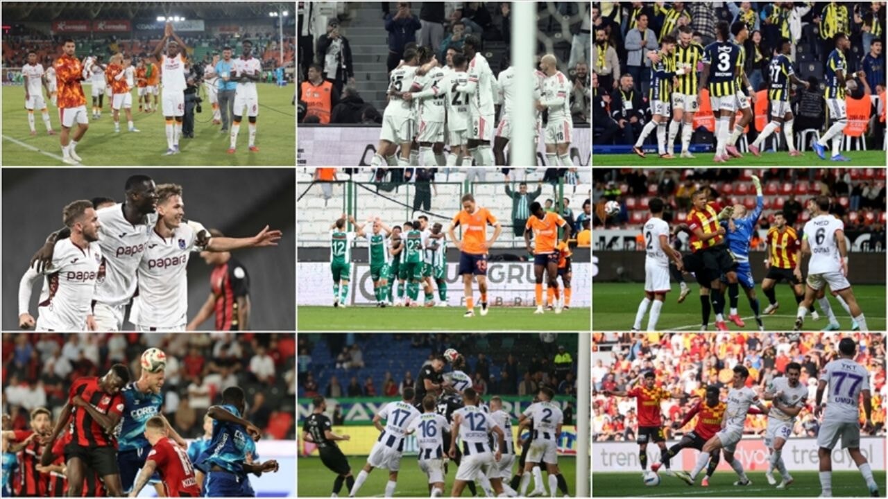 Galatasaray, 21 puanla namağlup... 7. Hafta puan durumu