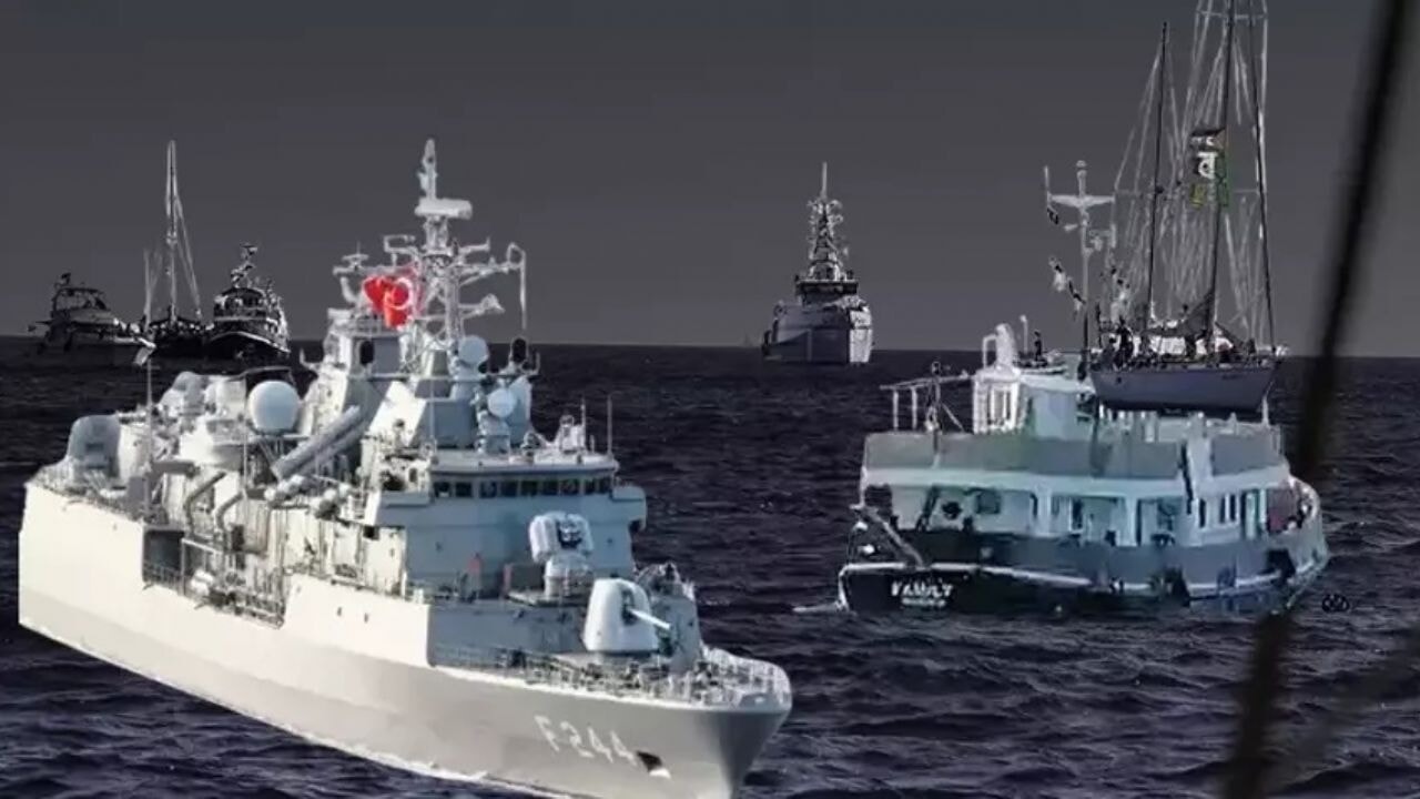 Sumud Filosu Gazze'ye yaklaşıyor: Saldırı alarmı verildi, gemilere müdahale başladı!