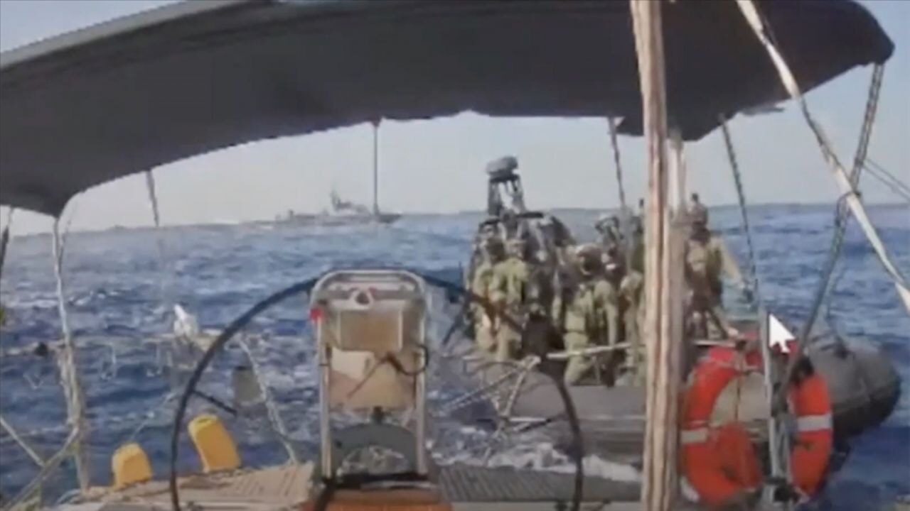 İsrail ordusundan Sumud Filosu'ndan Marinette teknesine saldırı