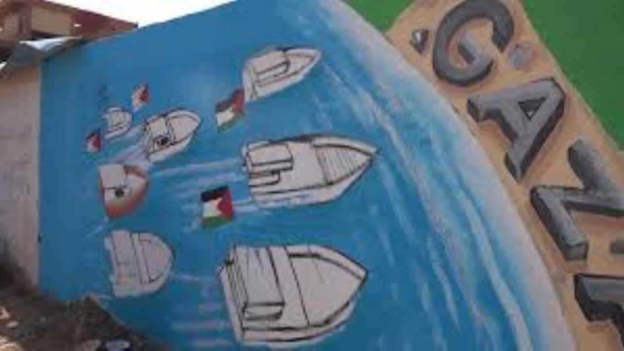 Gazze'deki Filistinlilerden Küresel Sumud Filosu'ne destek mesajı