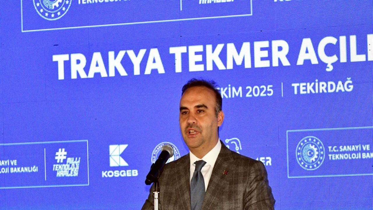Bakan Kacır, 'Trakya TEKMER Açılış Töreni'nde konuştu