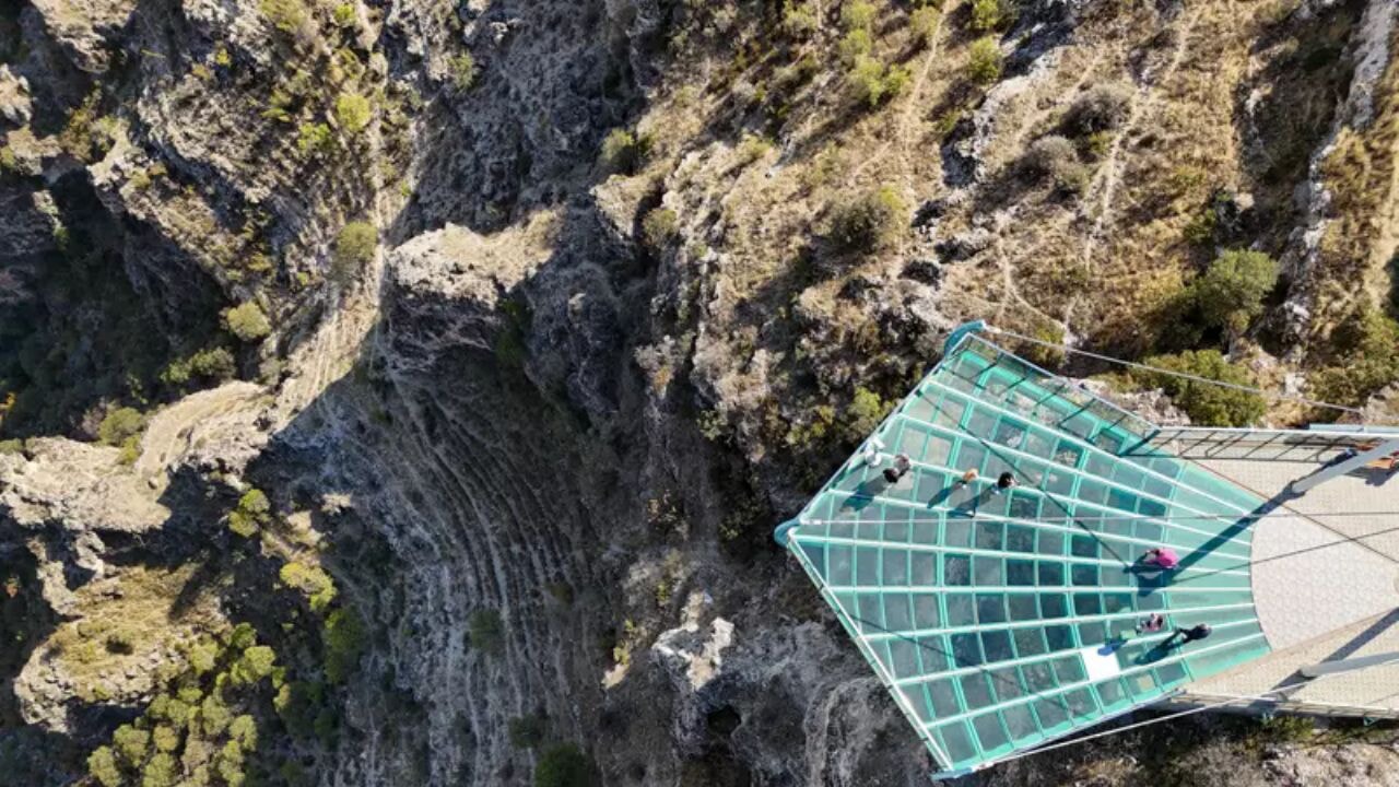 Dünyanın en büyük kanyonlarından Ulubey'de sanal tur heyecanı