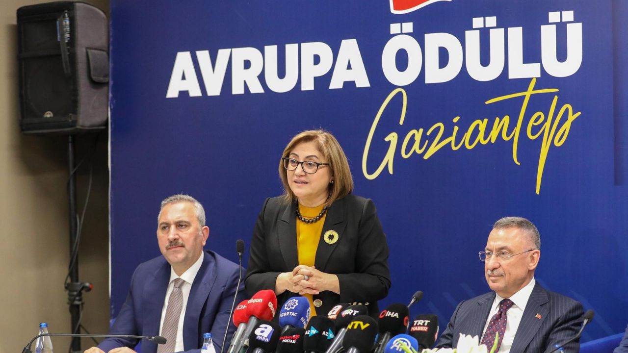 Başkan Fatma Şahin'in vizyonu Gaziantep'e Avrupa ödülünü getirdi