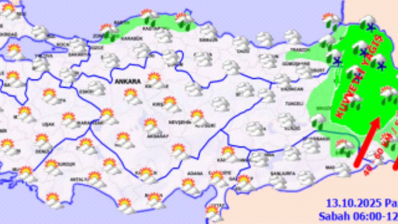 Meteoroloji'den kritik uyarı! Kuvvetli yağış ve fırtına geliyor!