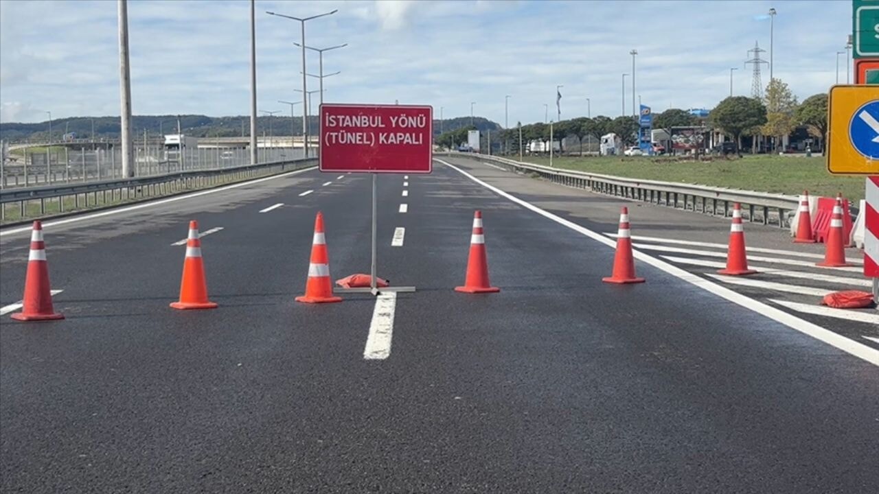 Bolu Tüneli'nin İstanbul yönü ulaşıma kapatılacak
