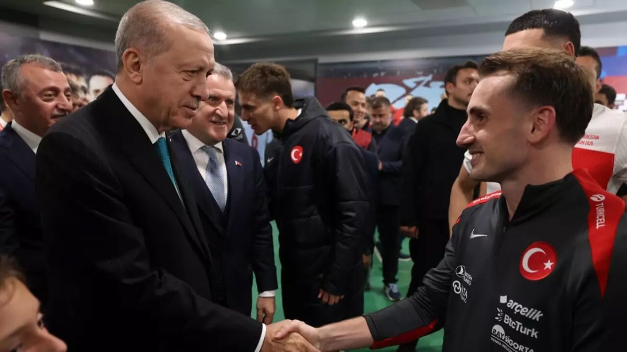 Erdoğan, A Milli Takım'ın Gürcistan galibiyetini kutladı