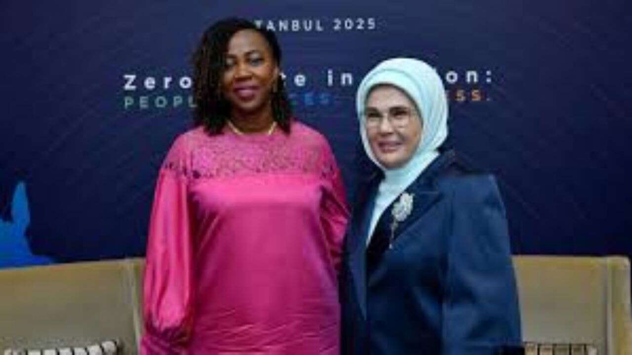 Emine Erdoğan, Sierra Leone Cumhurbaşkanı'nın eşi Fatima Maada Bio ile görüştü