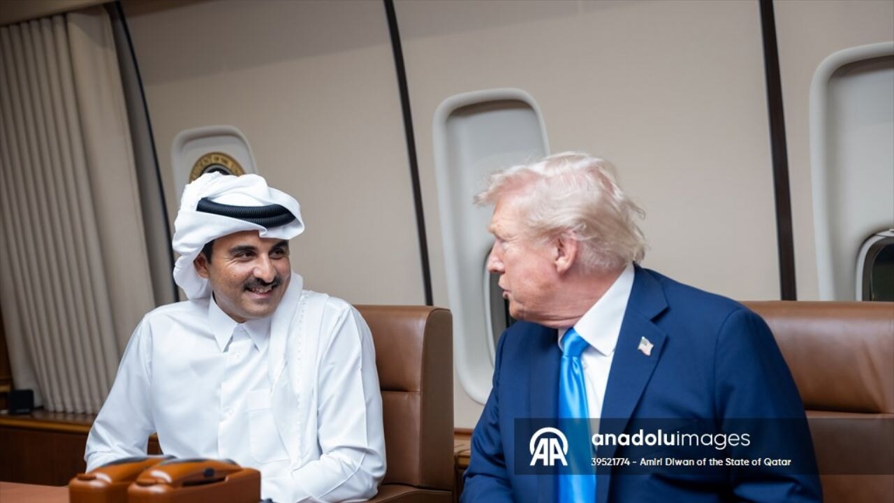 Doha'da stratejik temas uçakta yapıldı