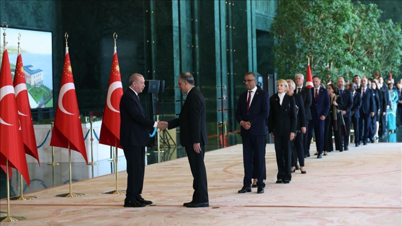 Cumhurbaşkanı Erdoğan, 29 Ekim Cumhuriyet Bayramı tebriklerini kabul etti