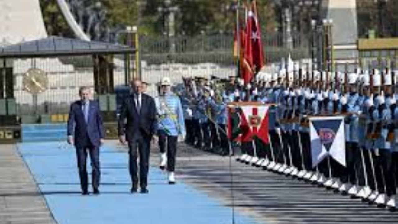 Cumhurbaşkanı Erdoğan, Almanya Başbakanı Merz'i resmi törenle karşıladı