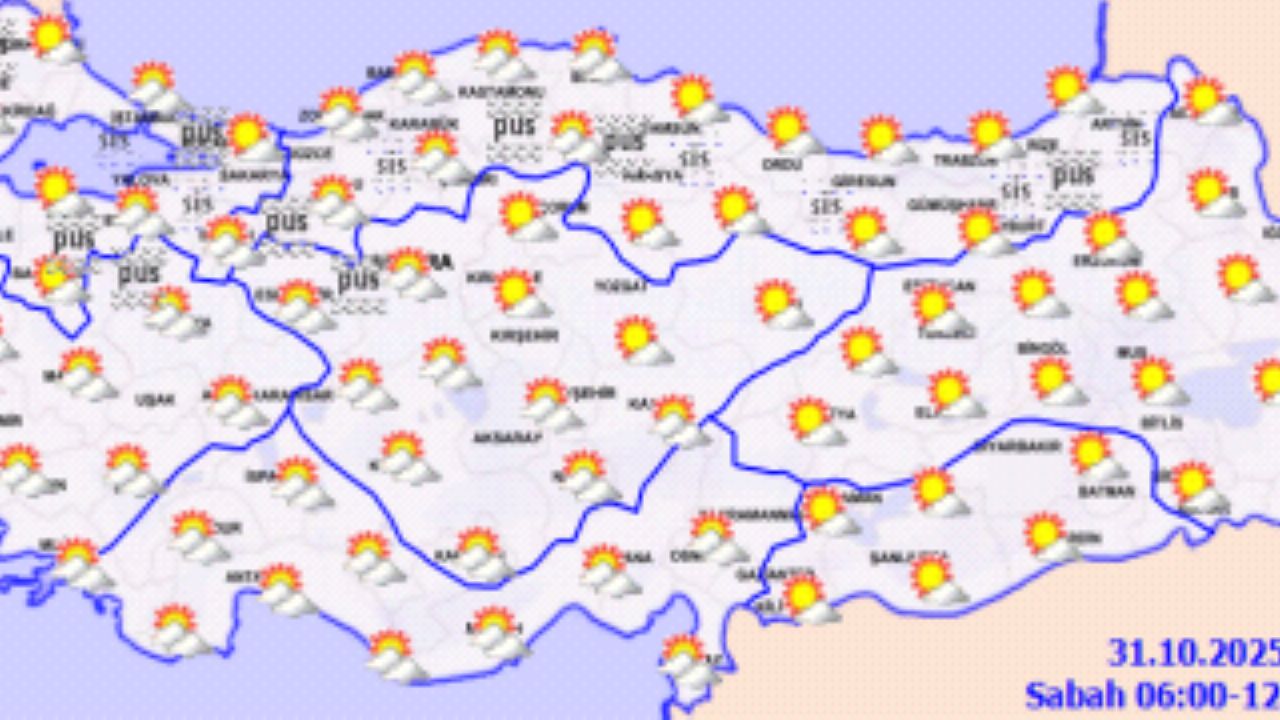 Meteoroloji'den günün hava raporu