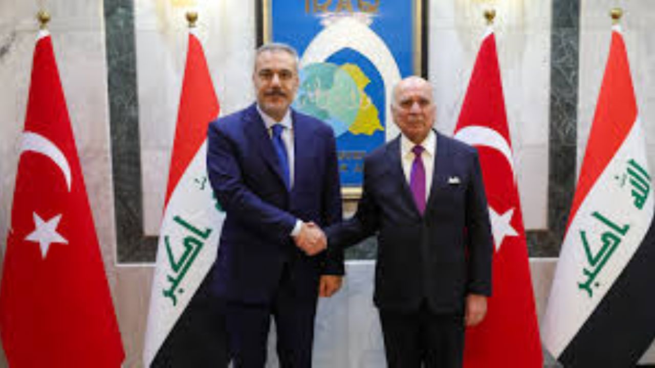 Dışişleri Bakanı Fidan, Iraklı mevkidaşı Hüseyin ile görüştü