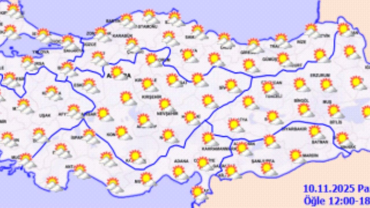Meteoroloji'den yağış uyarısı
