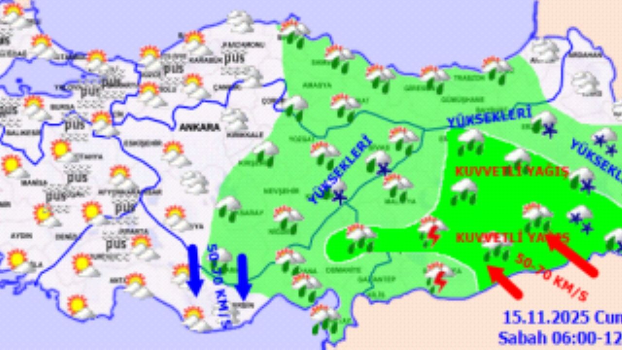 Meteoroloji'den yeni hava raporu
