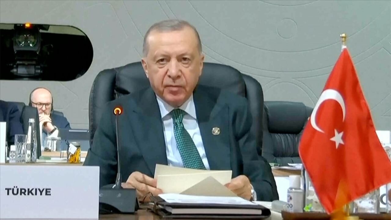 Cumhurbaşkanı Erdoğan G20 Liderler Zirvesi'nde konuştu