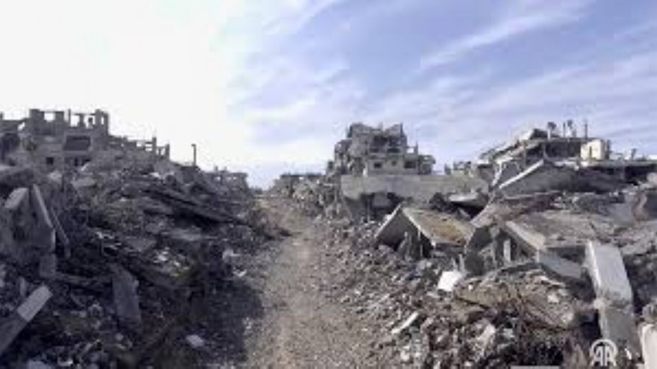 İsrail'in Gazze'nin Cibaliya ve Tel el-Heva Mahallesi'nde bıraktığı yıkım havadan görüntülendi