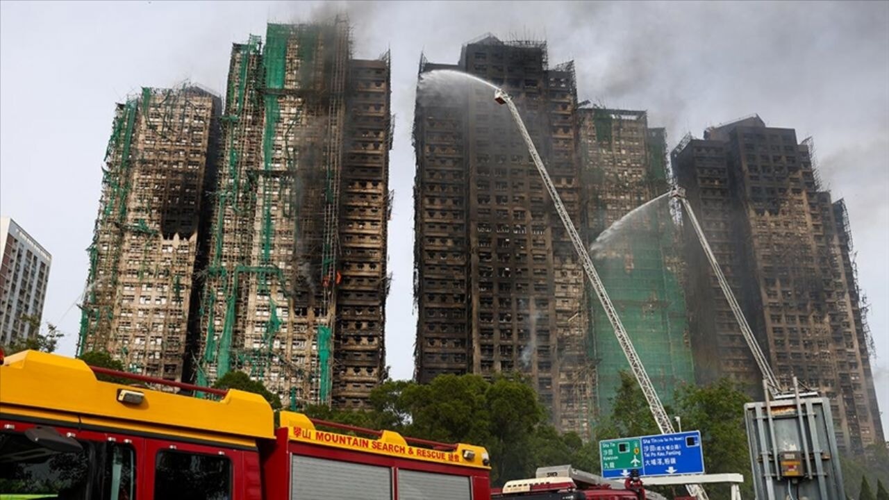 Hong Kong'daki site yangınında ölü sayısı 94'e yükseldi