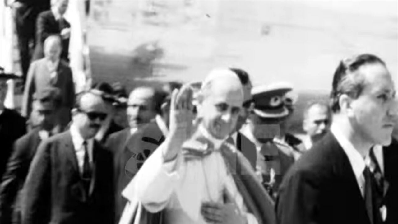 Türkiye'ye ilk Papa ziyaretinin görüntüleri paylaşıldı