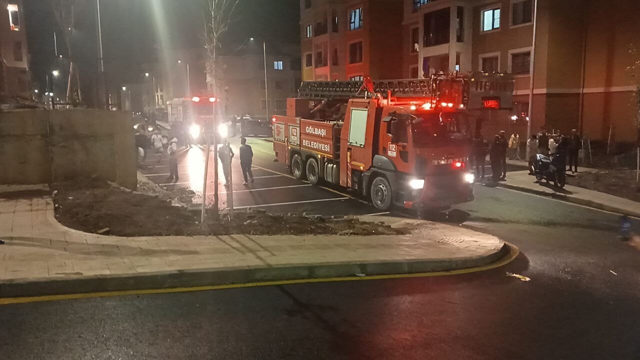 Gölbaşı'nda patlayan telefon korkuttu