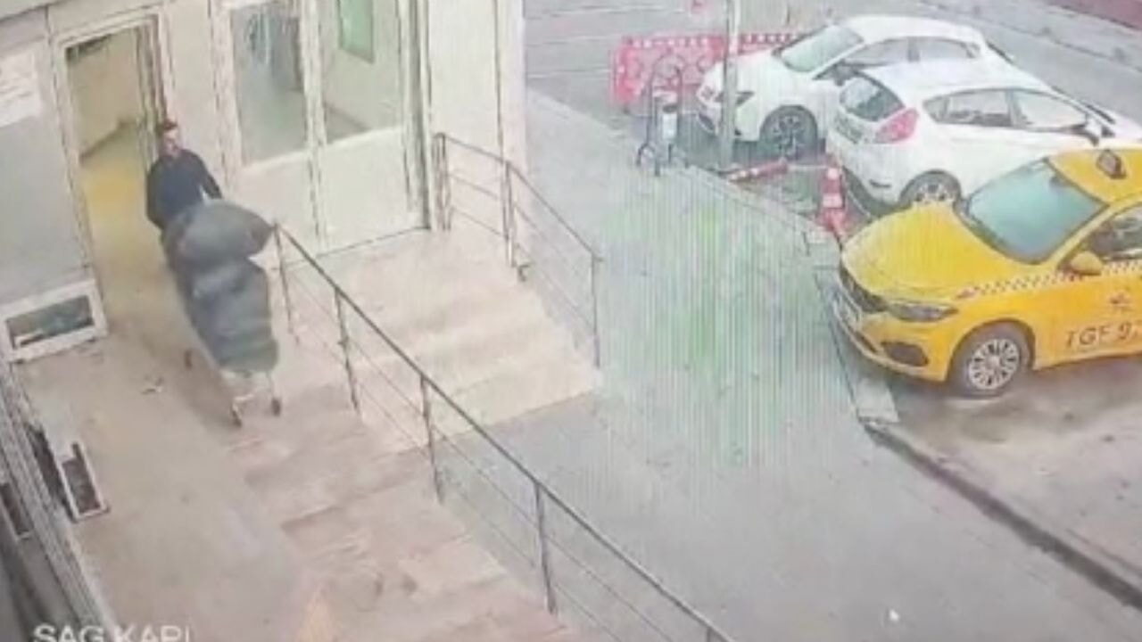 Büyükçekmece Adliye'sindeki soygun görüntüleri ortaya çıktı