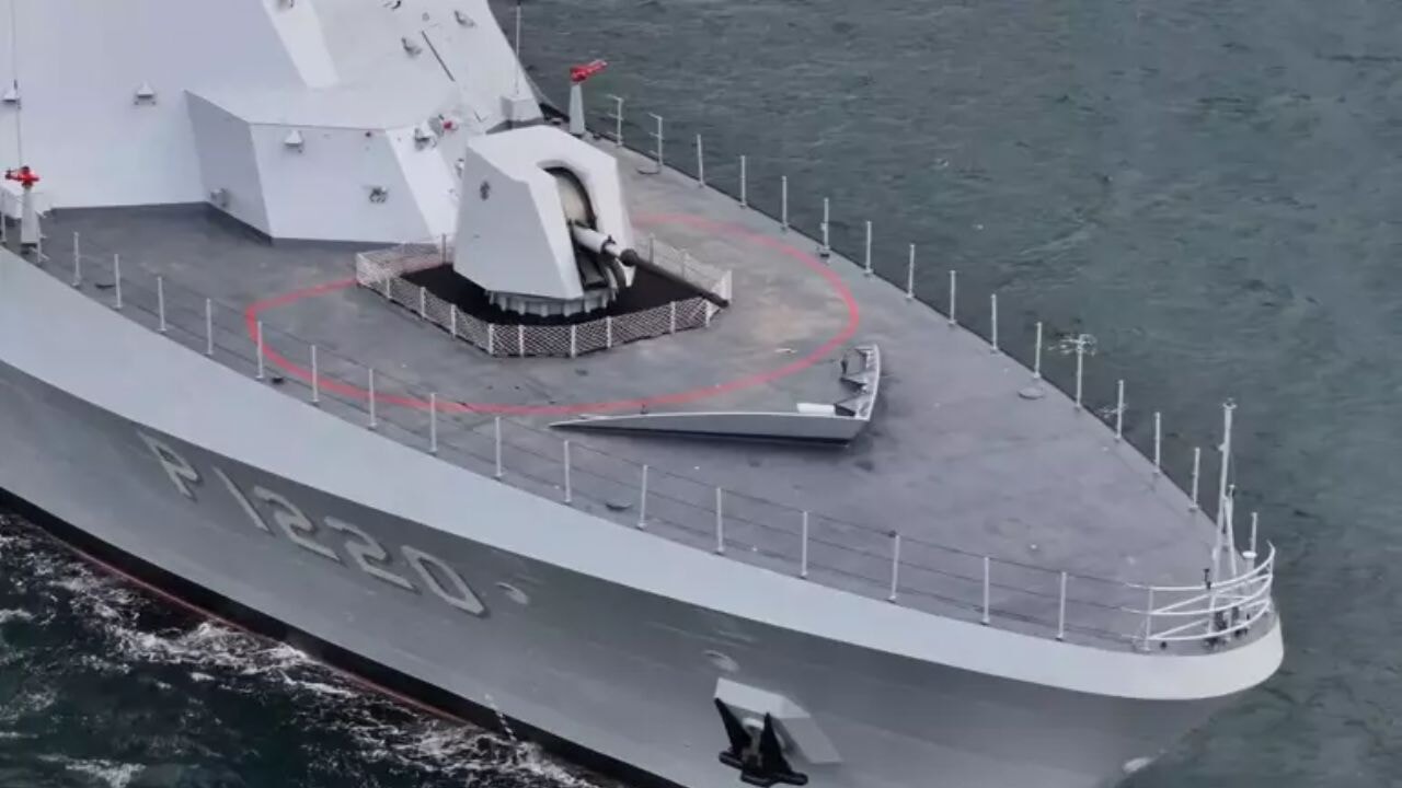 Deniz topu 'MKE Denizhan-76' ilk kez Avrupa'ya ihraç edildi