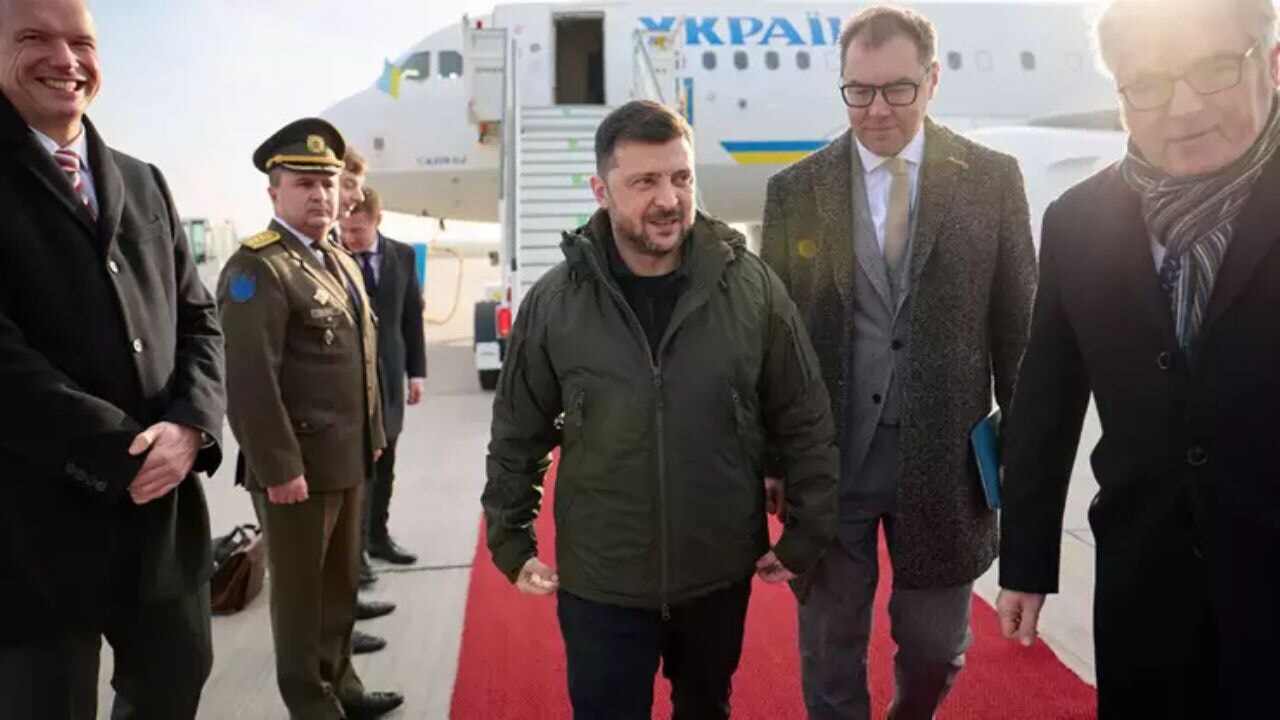 Ukrayna Devlet Başkanı Zelenskiy, Almanya'da