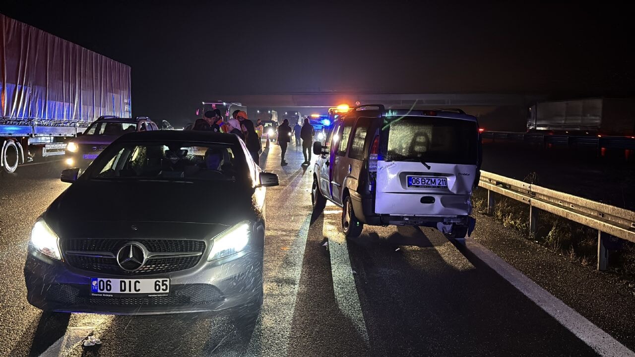 TEM'in Bolu geçişinde feci kaza!