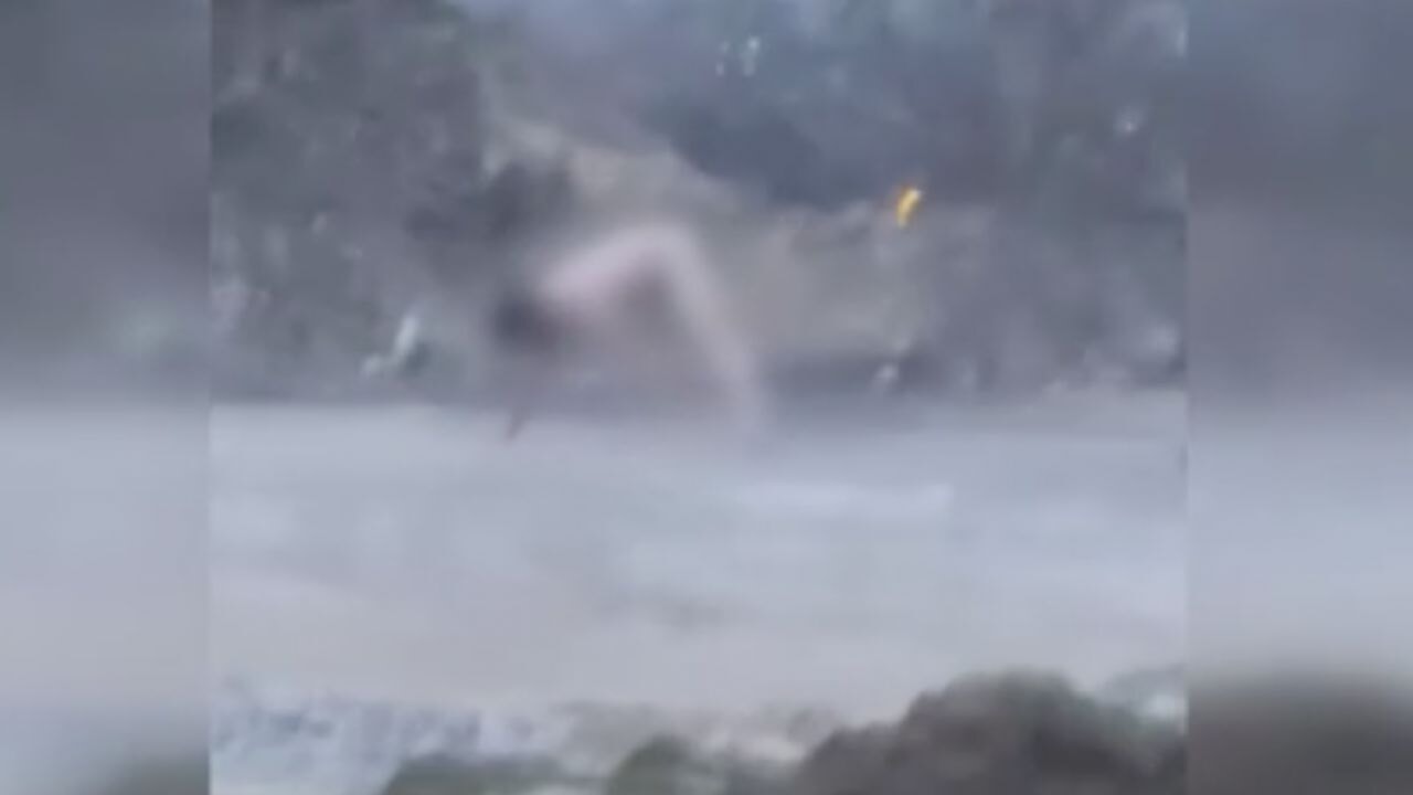 Köprü altında akıllara durgunluk veren görüntüler