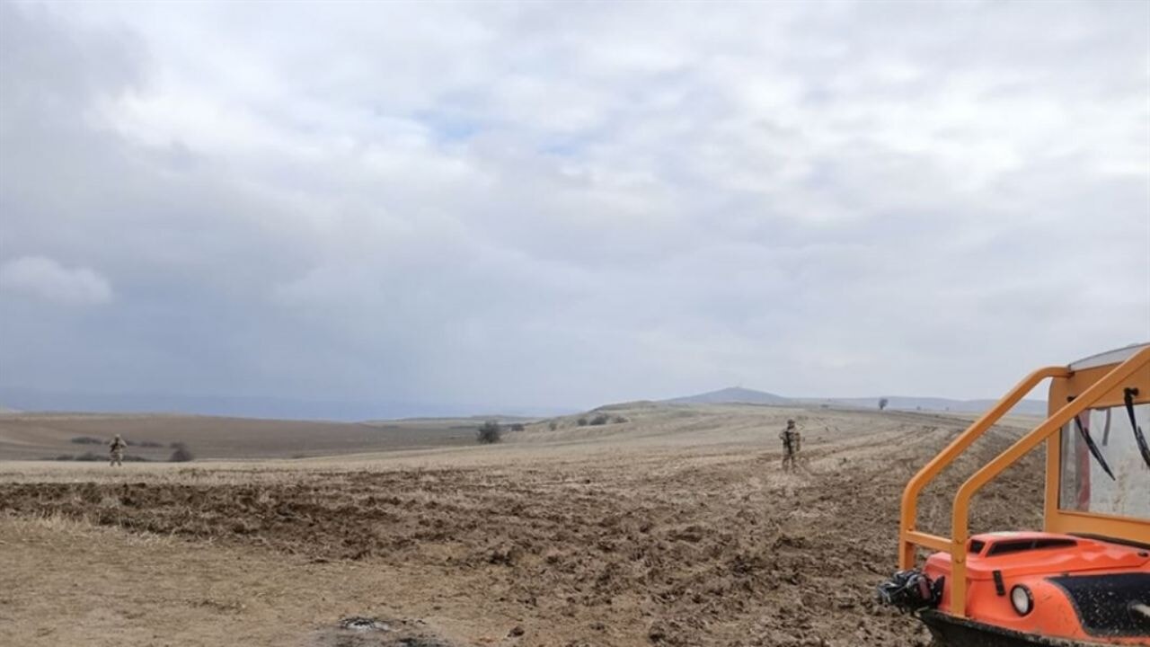 Libya heyetinin düşen uçağının enkaz çalışmaları tamamlandı