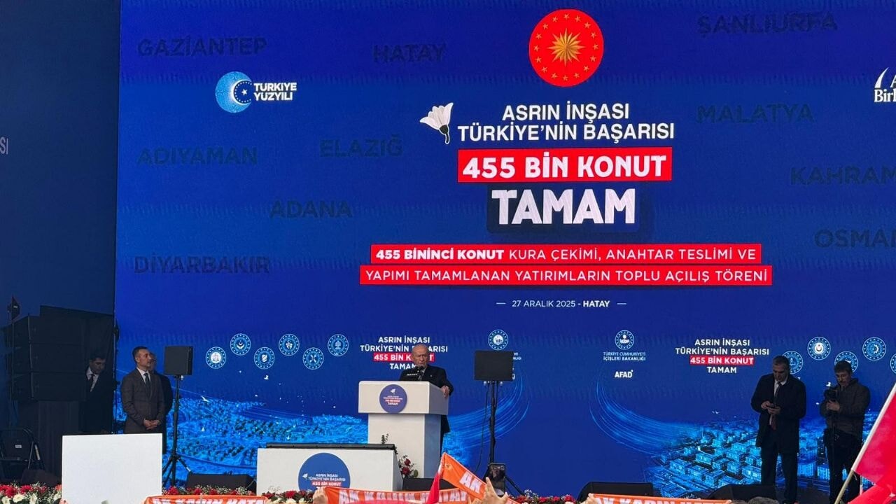 Bahçeli: Günümüzün Süleyman'ı Erdoğan Sinan'ıda Murat Kurum'dur