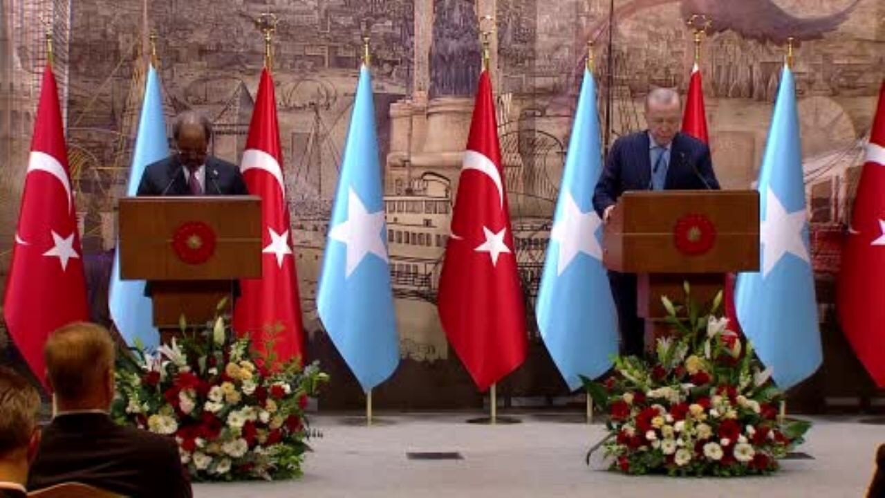 Cumhurbaşkanı Erdoğan, Somali Cumhurbaşkanı Mahmud ile ortak basın toplantısında konuştu